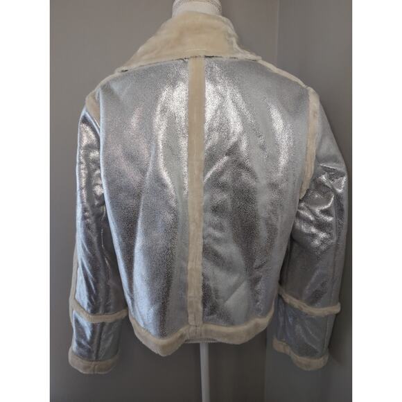 Fabulous Furs metallic futuristic Y2K coat by Donna Salyers - Picture 3 of 10